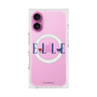 プレミアムスクエアケース with MagSafe［ ELLE×マイメロディ＆クロミ - ロゴ ］