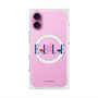 プレミアムスクエアケース with MagSafe［ ELLE×マイメロディ＆クロミ - ロゴ ］