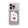 プレミアムスクエアケース with MagSafe［ ELLE×マイメロディ＆クロミ - トリコロールカラーグラフィック2 ］