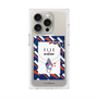 プレミアムスクエアケース with MagSafe［ ELLE×マイメロディ＆クロミ - トリコロールカラーグラフィック3 ］