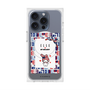 プレミアムスクエアケース with MagSafe［ ELLE×マイメロディ＆クロミ - トリコロールカラーグラフィック5 ］