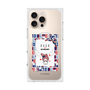 プレミアムスクエアケース with MagSafe［ ELLE×マイメロディ＆クロミ - トリコロールカラーグラフィック5 ］