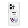 プレミアムスクエアケース with MagSafe［ ELLE×マイメロディ＆クロミ - トリコロールカラーグラフィック8 ］