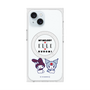 プレミアムスクエアケース with MagSafe［ ELLE×マイメロディ＆クロミ - トリコロールカラーグラフィック8 ］