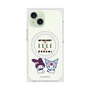 プレミアムスクエアケース with MagSafe［ ELLE×マイメロディ＆クロミ - トリコロールカラーグラフィック8 ］