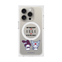 プレミアムスクエアケース with MagSafe［ ELLE×マイメロディ＆クロミ - トリコロールカラーグラフィック8 ］