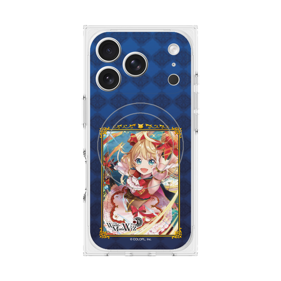 プレミアムスクエアケース with MagSafe［ クイズRPG 魔法使いと黒猫のウィズ - アリエッタ ］
