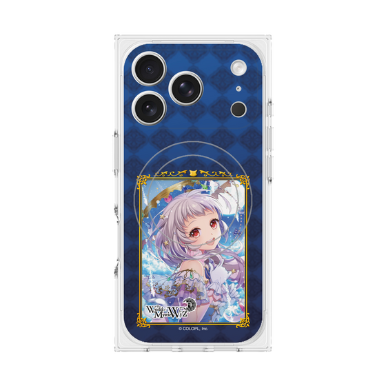 プレミアムスクエアケース with MagSafe［ クイズRPG 魔法使いと黒猫のウィズ - クレティア ］