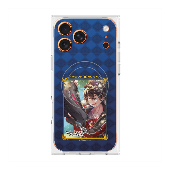 プレミアムスクエアケース with MagSafe［ クイズRPG 魔法使いと黒猫のウィズ - キワム ］