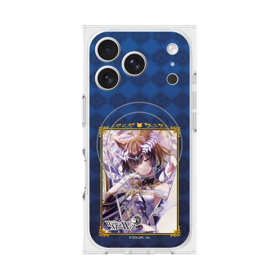プレミアムスクエアケース with MagSafe［ クイズRPG 魔法使いと黒猫のウィズ - ハデスIV ］