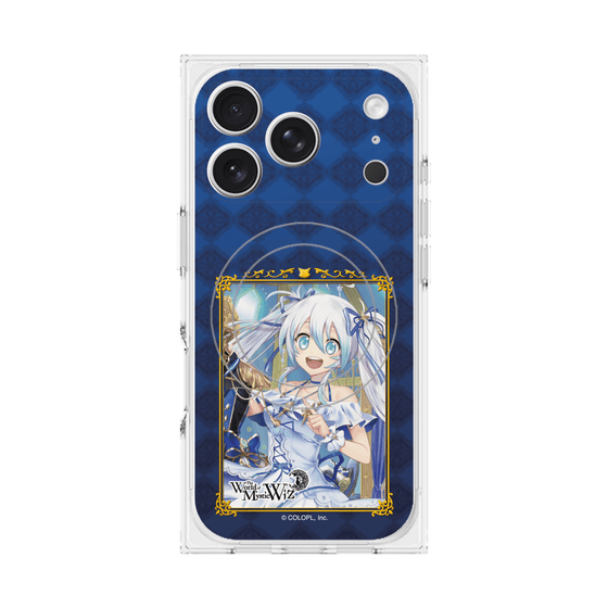 プレミアムスクエアケース with MagSafe［ クイズRPG 魔法使いと黒猫のウィズ - リルム ］