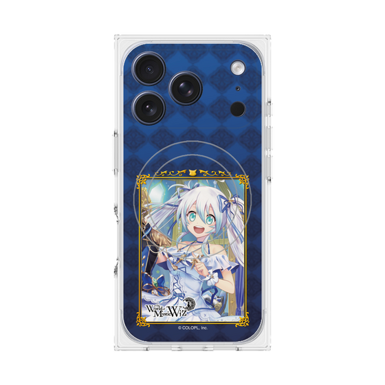 プレミアムスクエアケース with MagSafe［ クイズRPG 魔法使いと黒猫のウィズ - リルム ］