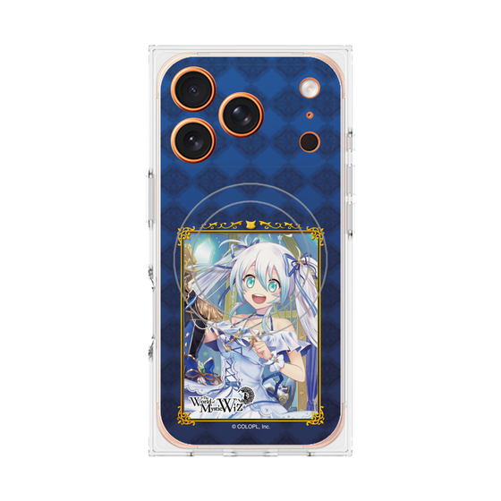 プレミアムスクエアケース with MagSafe［ クイズRPG 魔法使いと黒猫のウィズ - リルム ］