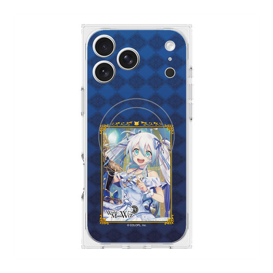プレミアムスクエアケース with MagSafe［ クイズRPG 魔法使いと黒猫のウィズ - リルム ］
