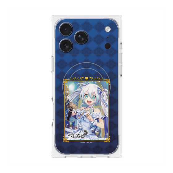 プレミアムスクエアケース with MagSafe［ クイズRPG 魔法使いと黒猫のウィズ - リルム ］