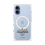 プレミアムスクエアケース with MagSafe［ 福岡ソフトバンクホークス - PERSOL PACIFIC LEAGUE 2025 CHAMOIONS ロゴ - クリア ］
