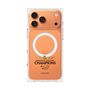 プレミアムスクエアケース with MagSafe［ 福岡ソフトバンクホークス - PERSOL PACIFIC LEAGUE 2025 CHAMOIONS ロゴ - クリア ］