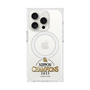 プレミアムスクエアケース with MagSafe［ 福岡ソフトバンクホークス - NIPPON CHAMPIONS 2025 ロゴ - クリア ］