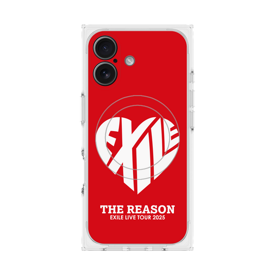 プレミアムスクエアケース with MagSafe［ EXILE LIVE TOUR 2025 "THE REASON" - ハートロゴ ］