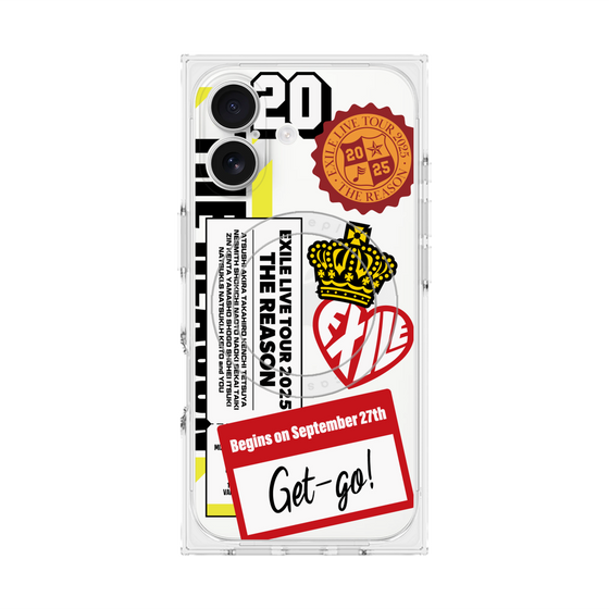 プレミアムスクエアケース with MagSafe［ EXILE LIVE TOUR 2025 "THE REASON" - ステッカー ］