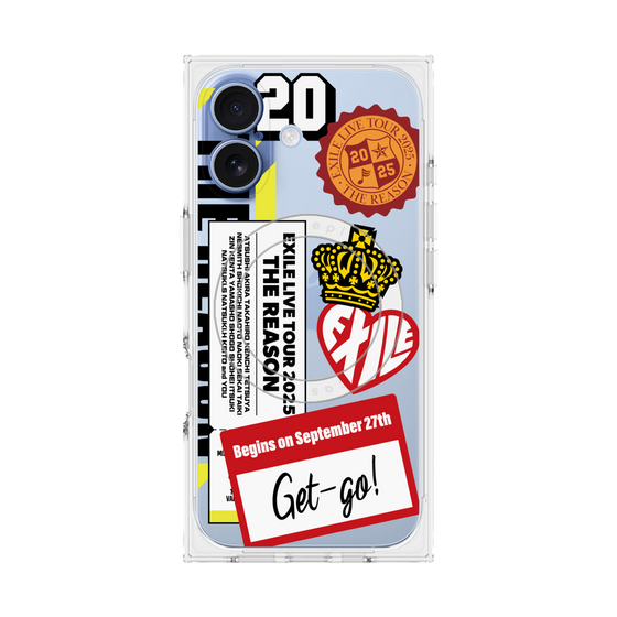 プレミアムスクエアケース with MagSafe［ EXILE LIVE TOUR 2025 "THE REASON" - ステッカー ］