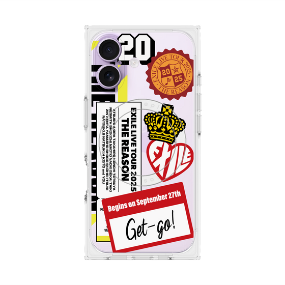 プレミアムスクエアケース with MagSafe［ EXILE LIVE TOUR 2025 "THE REASON" - ステッカー ］