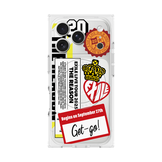 プレミアムスクエアケース with MagSafe［ EXILE LIVE TOUR 2025 "THE REASON" - ステッカー ］