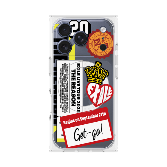 プレミアムスクエアケース with MagSafe［ EXILE LIVE TOUR 2025 "THE REASON" - ステッカー ］