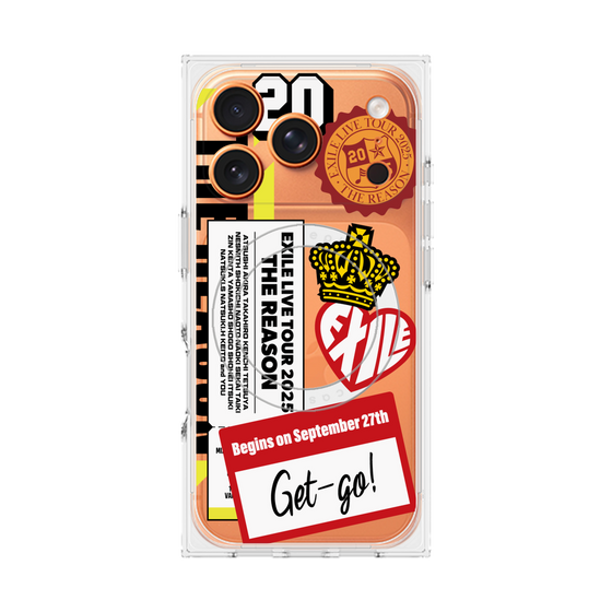 プレミアムスクエアケース with MagSafe［ EXILE LIVE TOUR 2025 "THE REASON" - ステッカー ］