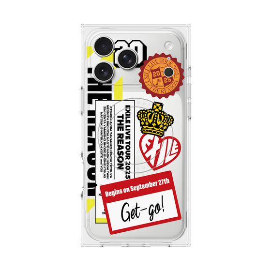 プレミアムスクエアケース with MagSafe［ EXILE LIVE TOUR 2025 "THE REASON" - ステッカー ］