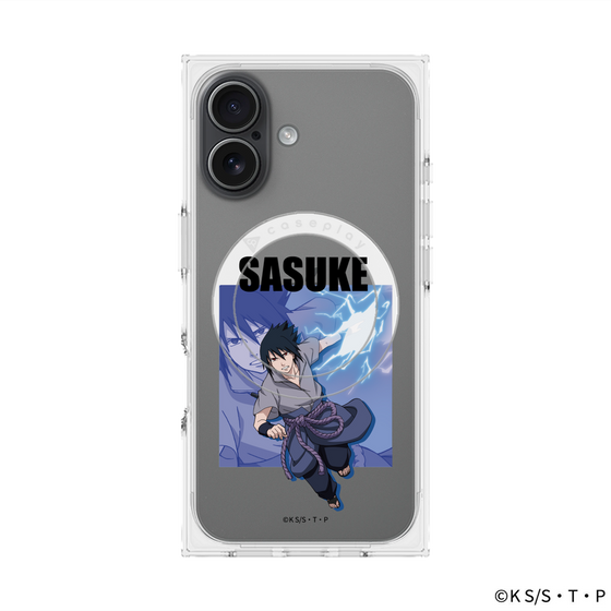 プレミアムスクエアケース with MagSafe［ NARUTO -ナルト- 疾風伝 - うちはサスケ ］