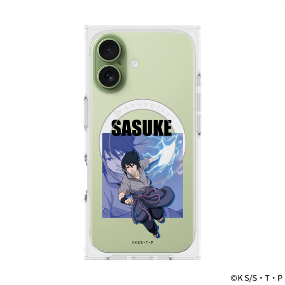 プレミアムスクエアケース with MagSafe［ NARUTO -ナルト- 疾風伝 - うちはサスケ ］