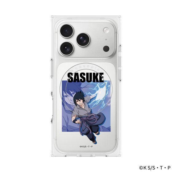 プレミアムスクエアケース with MagSafe［ NARUTO-ナルト- 疾風伝 - うちはサスケ ］