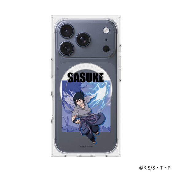 プレミアムスクエアケース with MagSafe［ NARUTO -ナルト- 疾風伝 - うちはサスケ ］