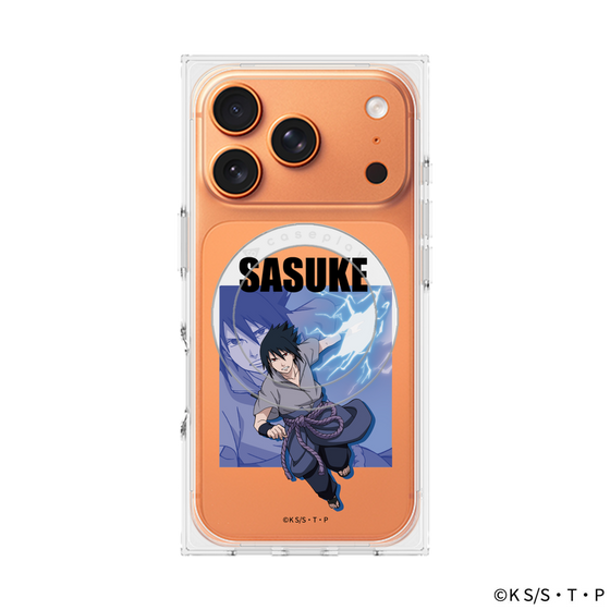 プレミアムスクエアケース with MagSafe［ NARUTO -ナルト- 疾風伝 - うちはサスケ ］