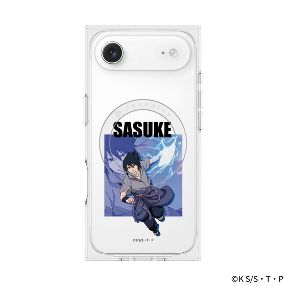プレミアムスクエアケース with MagSafe［ NARUTO-ナルト- 疾風伝 - うちはサスケ ］