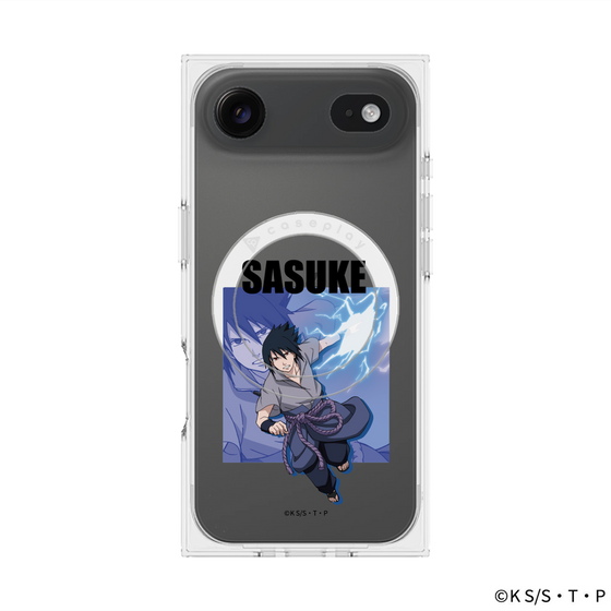 プレミアムスクエアケース with MagSafe［ NARUTO -ナルト- 疾風伝 - うちはサスケ ］