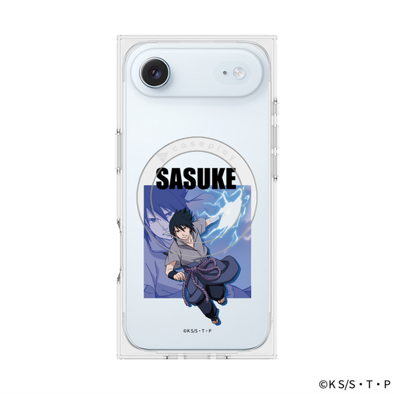 プレミアムスクエアケース with MagSafe［ NARUTO -ナルト- 疾風伝 - うちはサスケ ］