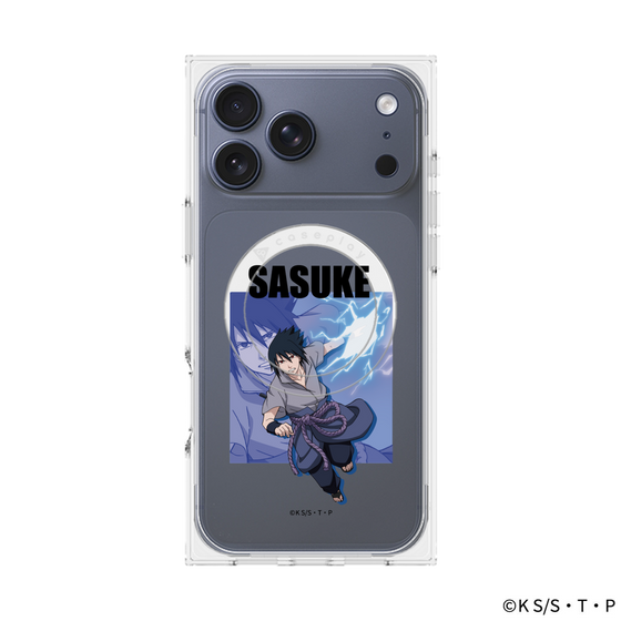 プレミアムスクエアケース with MagSafe［ NARUTO -ナルト- 疾風伝 - うちはサスケ ］