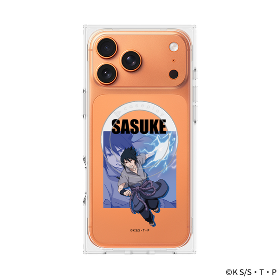 プレミアムスクエアケース with MagSafe［ NARUTO -ナルト- 疾風伝 - うちはサスケ ］