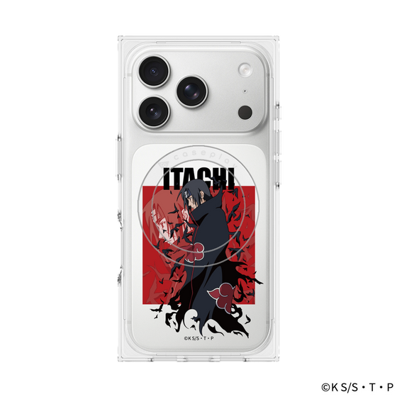 プレミアムスクエアケース with MagSafe［ NARUTO-ナルト- 疾風伝 - うちはイタチ ］