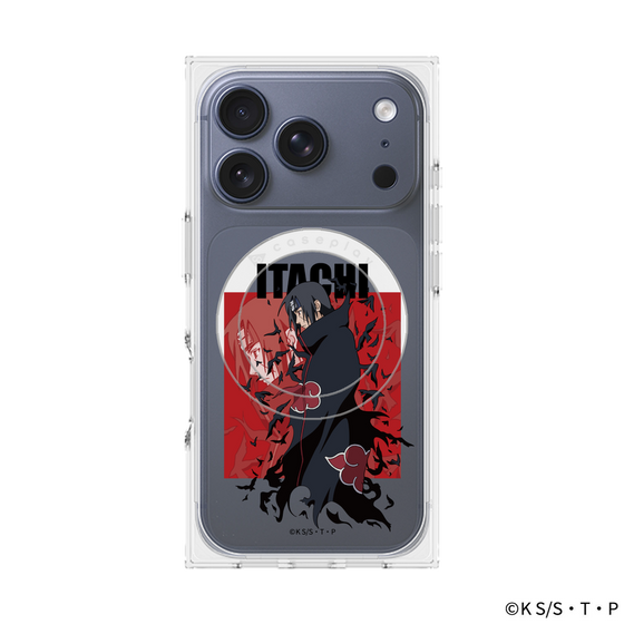 プレミアムスクエアケース with MagSafe［ NARUTO -ナルト- 疾風伝 - うちはイタチ ］