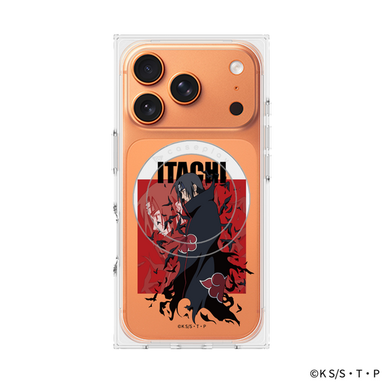 プレミアムスクエアケース with MagSafe［ NARUTO -ナルト- 疾風伝 - うちはイタチ ］