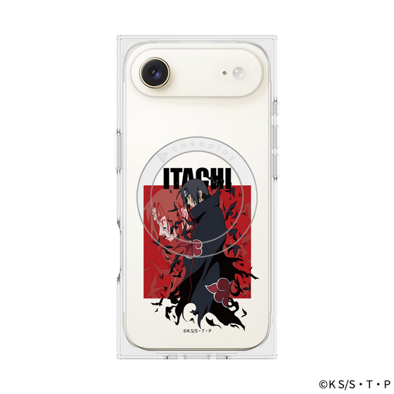 プレミアムスクエアケース with MagSafe［ NARUTO -ナルト- 疾風伝 - うちはイタチ ］