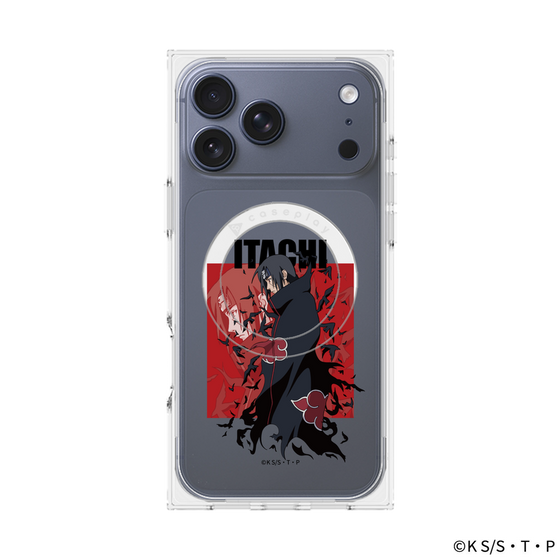 プレミアムスクエアケース with MagSafe［ NARUTO -ナルト- 疾風伝 - うちはイタチ ］