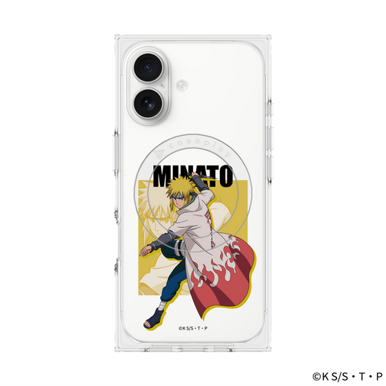 プレミアムスクエアケース with MagSafe［ NARUTO-ナルト- 疾風伝 - 波風ミナト ］