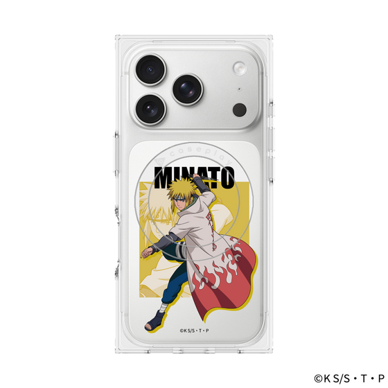 プレミアムスクエアケース with MagSafe［ NARUTO-ナルト- 疾風伝 - 波風ミナト ］