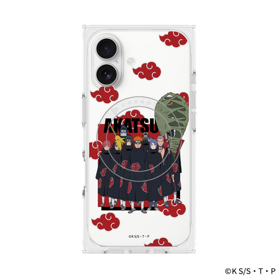 プレミアムスクエアケース with MagSafe［ NARUTO-ナルト- 疾風伝 - 暁 ］