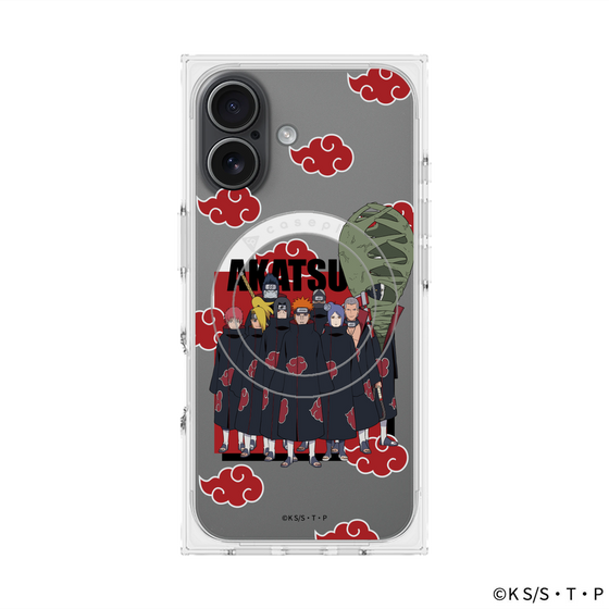 プレミアムスクエアケース with MagSafe［ NARUTO -ナルト- 疾風伝 - 暁 ］