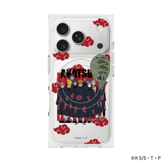 プレミアムスクエアケース with MagSafe［ NARUTO-ナルト- 疾風伝 - 暁 ］